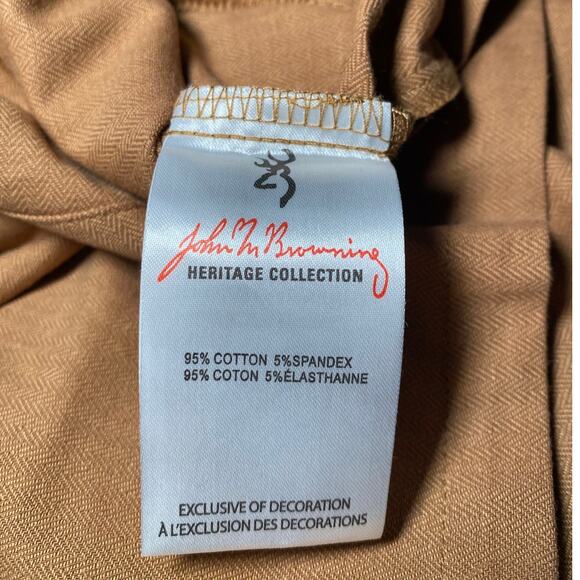 Browning Rye Shirt - NWT - Brown button up Mens - XL - Picture 13 of 15